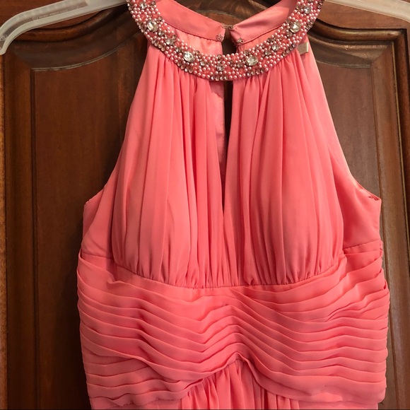 Eliza J magenta gown